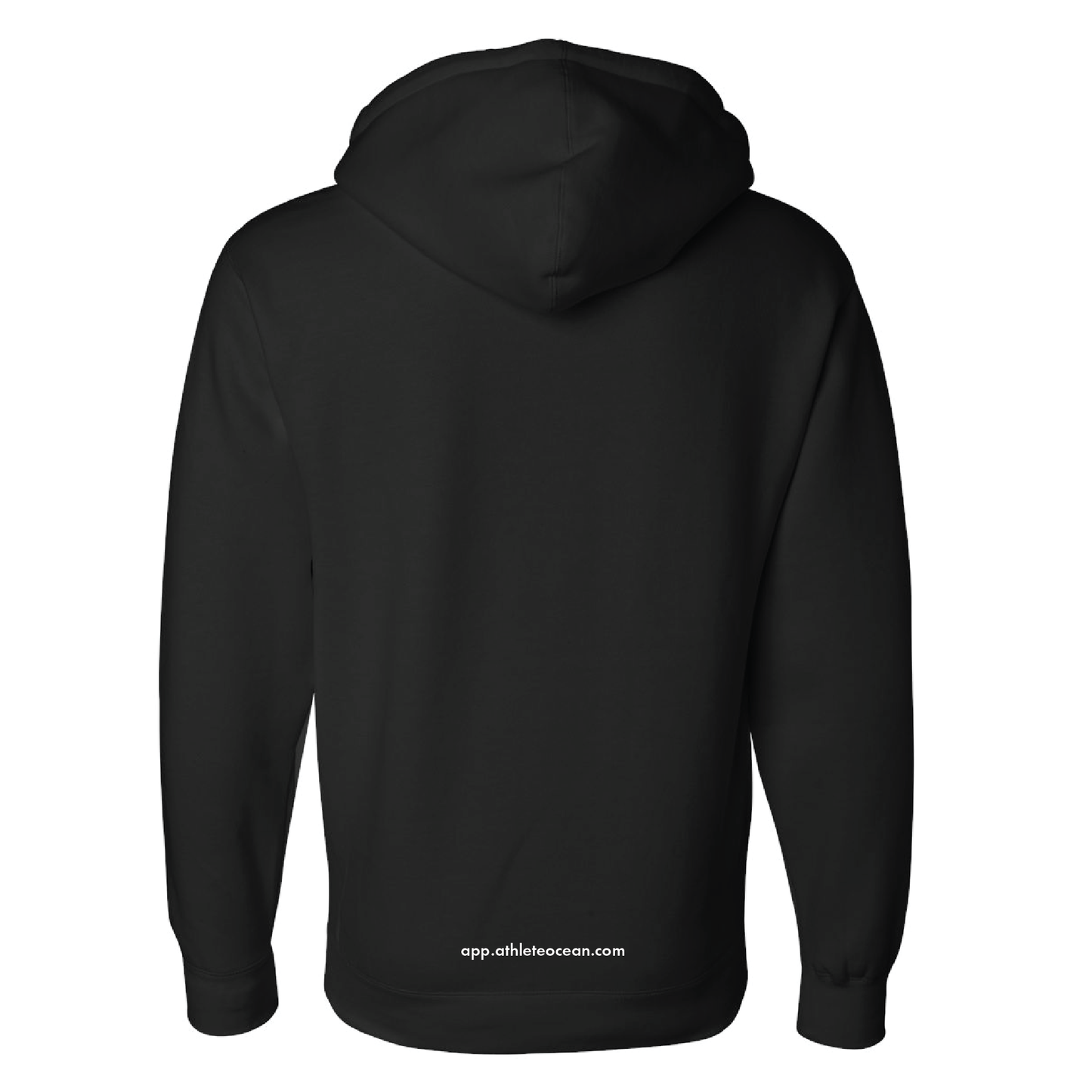 Custom Black Hooded Sweatshirt